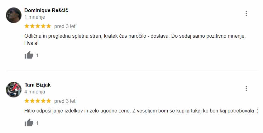 Mnenji oseb: Dominique Reščič in Tare Bizjak